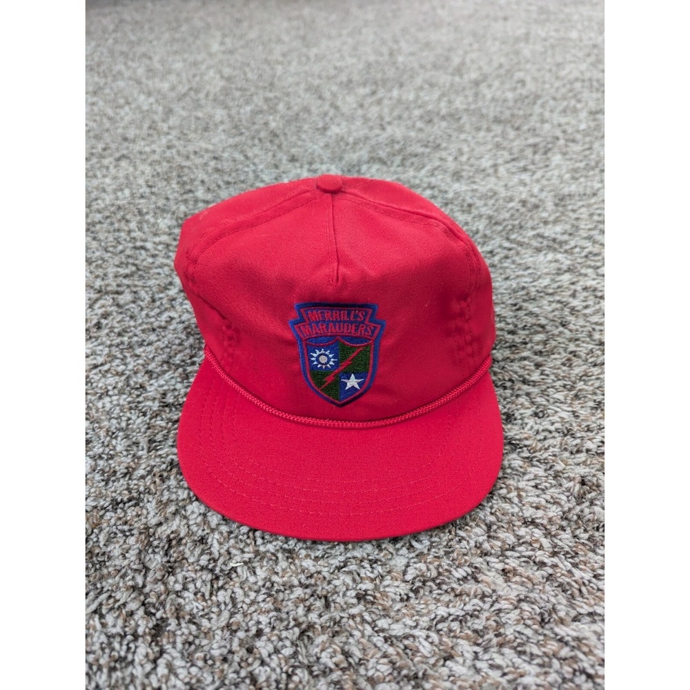 Merrill's Marauders Vintage Strapback‎ Hat By Cali-Fame Headwear USA